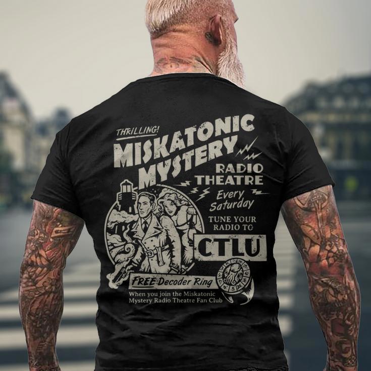 Miskatonic Mystery Radio Theatre 145 Trending Shirt Men's Crewneck Short Sleeve Back Print T-shirt Gifts for Old Men