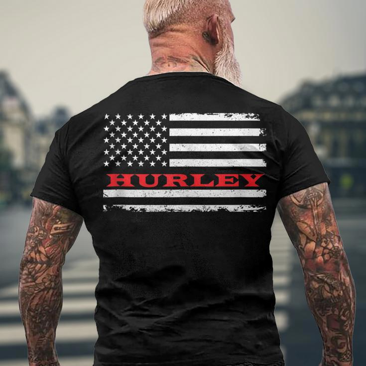 Mississippi American Flag Hurley Usa Patriotic Souvenir V2 Men's T-shirt Back Print Gifts for Old Men