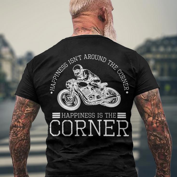 Motorcycle Motorbike Two Wheeler 491 Shirt Men's Crewneck Short Sleeve Back Print T-shirt Gifts for Old Men