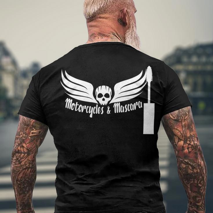 Motorcycles Mascara Cool Dreaming 467 Shirt Men's Crewneck Short Sleeve Back Print T-shirt Gifts for Old Men