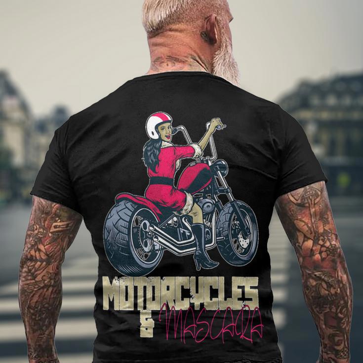 Motorcycles Mascara Excellent Dreaming 466 Shirt Men's Crewneck Short Sleeve Back Print T-shirt Gifts for Old Men