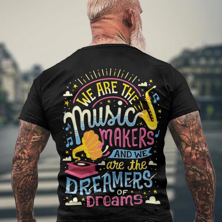 Music Makers And Dreamers 284 Trending Shirt Men's Crewneck Short Sleeve Back Print T-shirt Gifts for Old Men