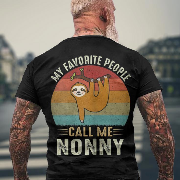 My Favorite People Call Me Nonny 302 Trending Shirt Men's Crewneck Short Sleeve Back Print T-shirt Gifts for Old Men