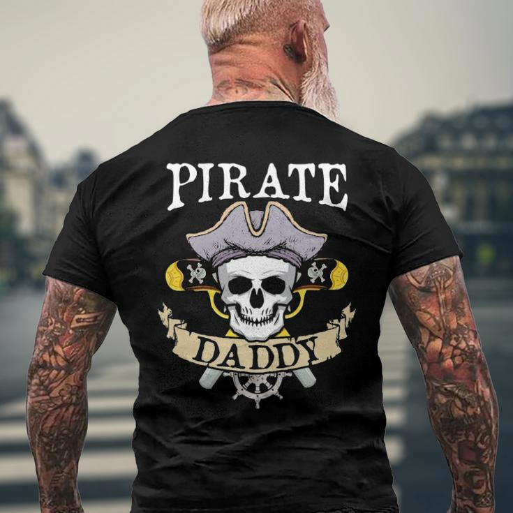 Pirate Daddy Matching Family Dad Men's Back Print T-shirt Gifts for Old Men