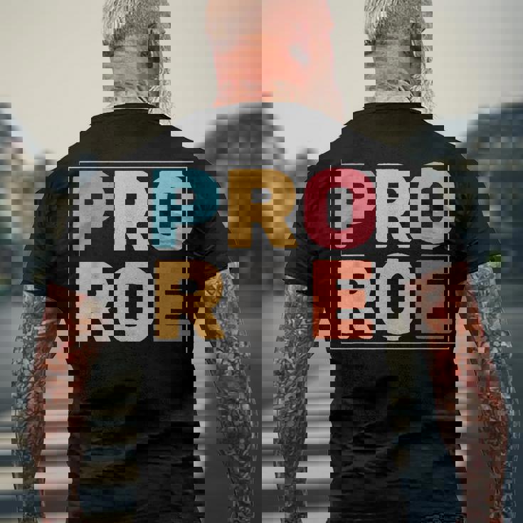 Pro Roe V3 Men's Back Print T-shirt Gifts for Old Men