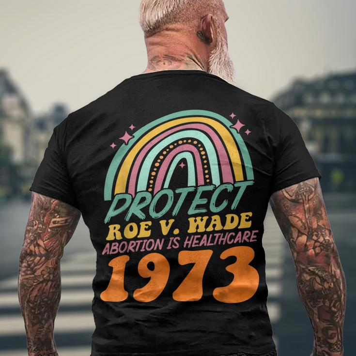 Protect Roe V Wade 1973 Abortion Is Healthcare Men's Back Print T-shirt Gifts for Old Men