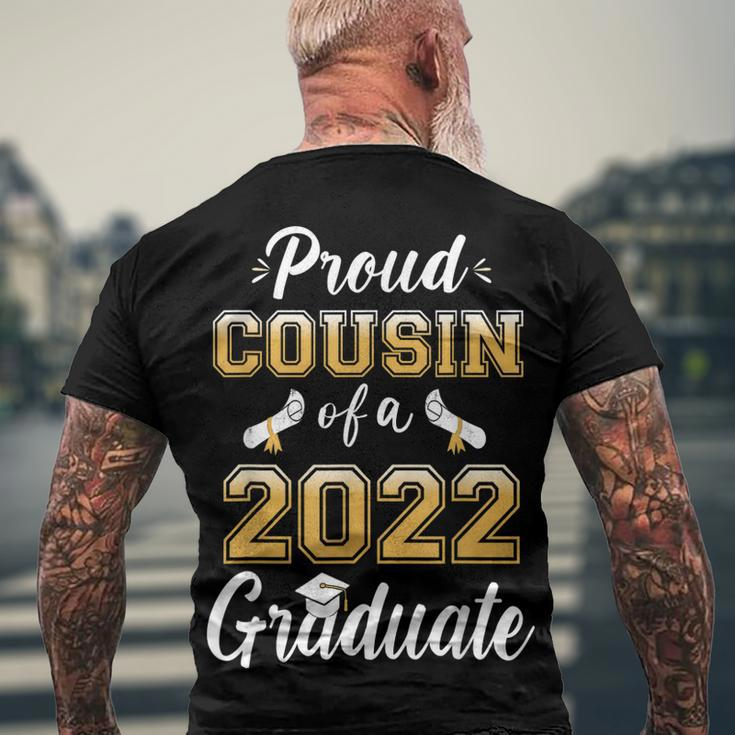 Proud Cousin Of A Class Of 2022 Graduate Senior Graduation Men's Back Print T-shirt Gifts for Old Men