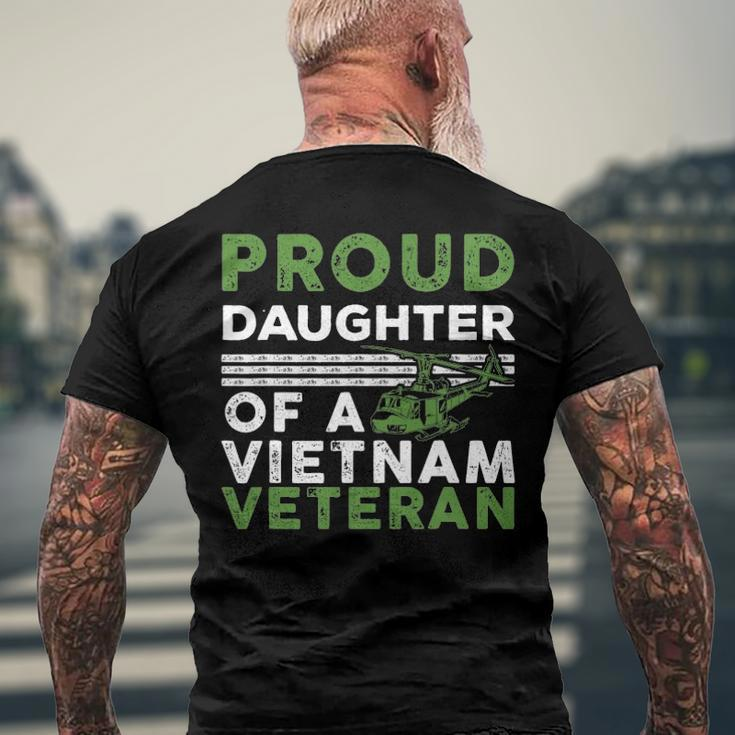 Proud Daughter Of A Vietnam Veteran War Soldier Men's Back Print T-shirt Gifts for Old Men