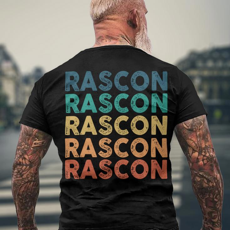 Rascon Name Shirt Rascon Family Name V2 Men's Crewneck Short Sleeve Back Print T-shirt Gifts for Old Men
