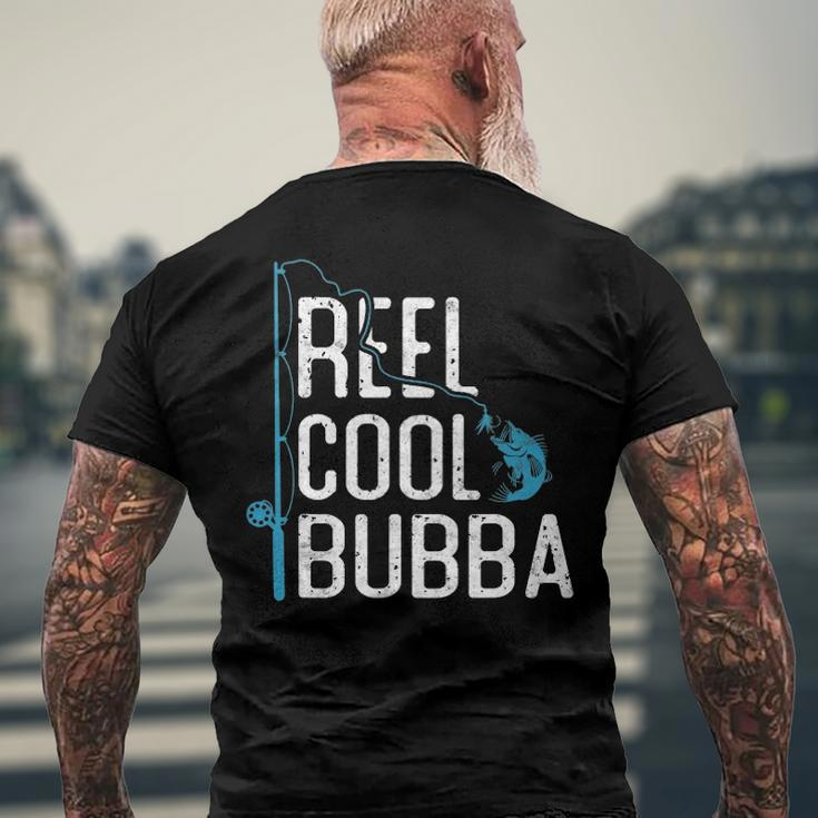 Reel Cool Bubba Fishing Fathers Day Fisherman Bubba Men's Back Print T-shirt Gifts for Old Men