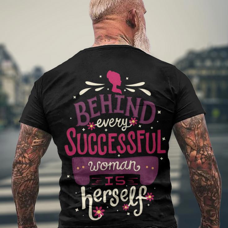 Successful Woman 401 Trending Shirt Men's Crewneck Short Sleeve Back Print T-shirt Gifts for Old Men