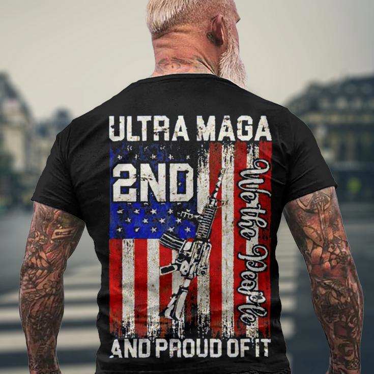 Ultra Maga And Proud Of It A Ultra Maga And Proud Of It V14 Men's Crewneck Short Sleeve Back Print T-shirt Gifts for Old Men