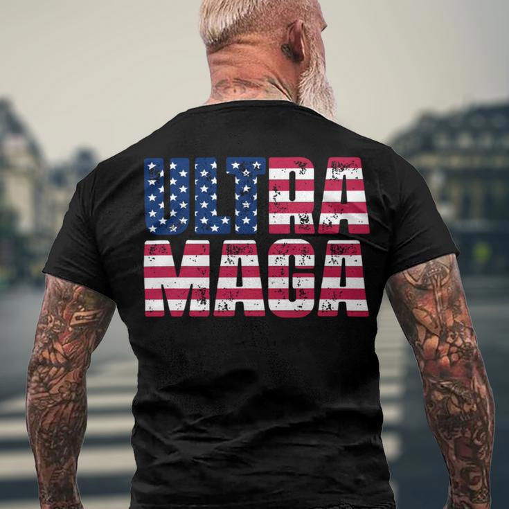 Ultra Maga And Proud Of It A Ultra Maga And Proud Of It V18 Men's Crewneck Short Sleeve Back Print T-shirt Gifts for Old Men