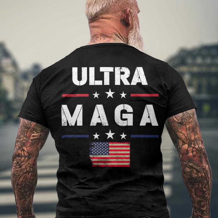 Ultra Maga And Proud Of It Ultra Maga V2 Men's Crewneck Short Sleeve Back Print T-shirt Gifts for Old Men