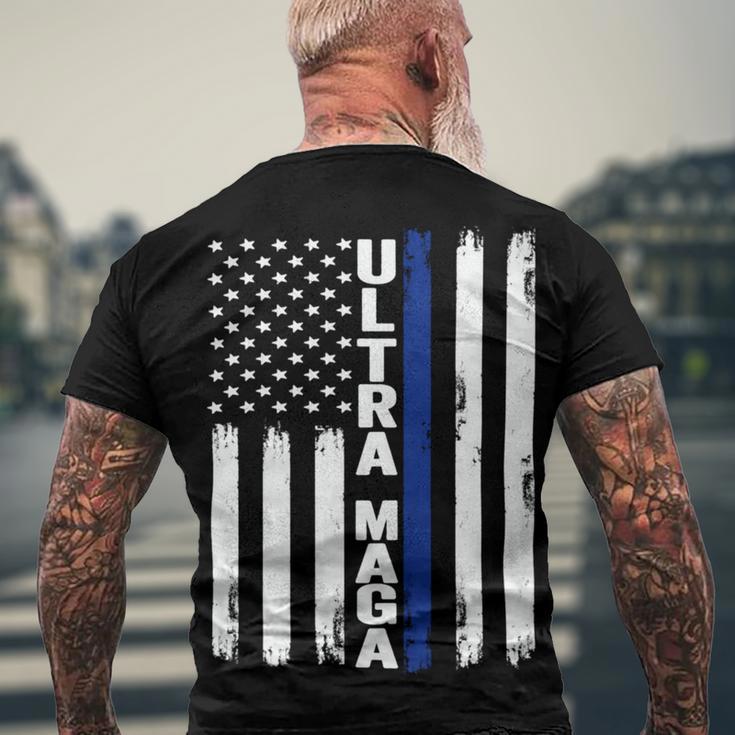 Ultra Maga Gift V4 Men's Crewneck Short Sleeve Back Print T-shirt Gifts for Old Men