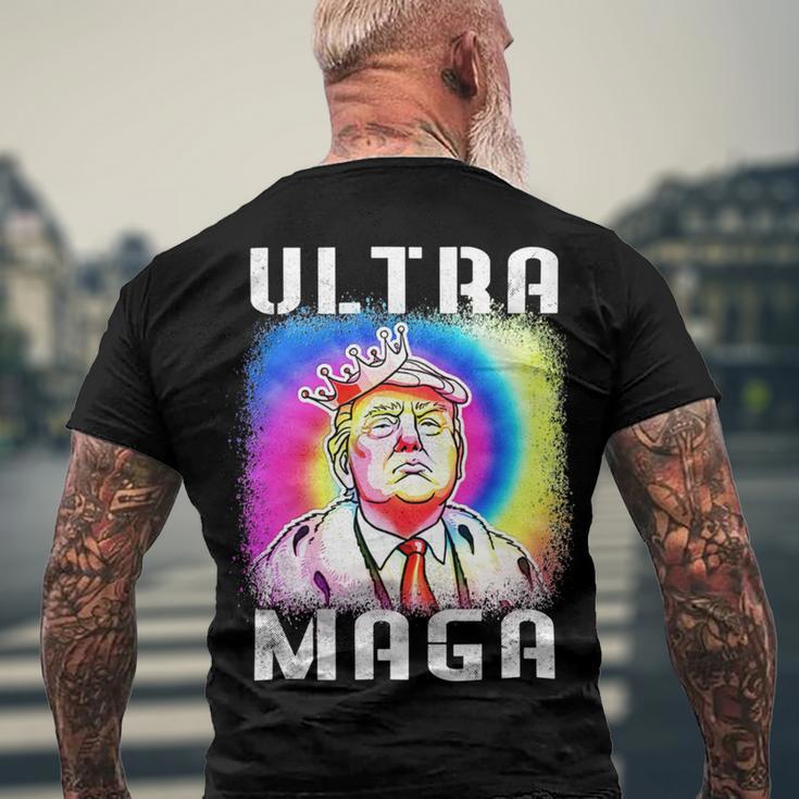 Ultra Maga Gift V5 Men's Crewneck Short Sleeve Back Print T-shirt Gifts for Old Men