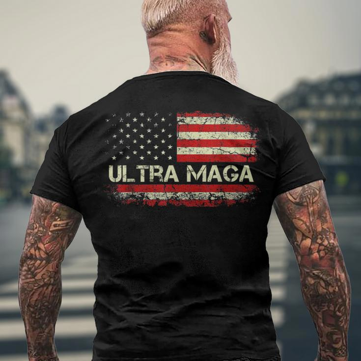 Ultra Maga Proud Ultramaga Tshirt Men's Crewneck Short Sleeve Back Print T-shirt Gifts for Old Men