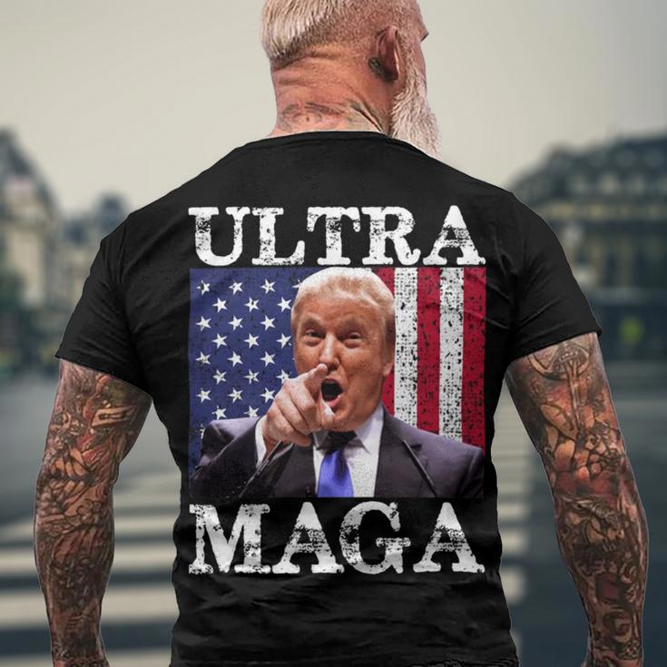 Ultra Maga Ultra Maga Funny Ultra Maga 2024 Ultra Maga And Proud Of Itultra Maga Proud Men's Crewneck Short Sleeve Back Print T-shirt Gifts for Old Men