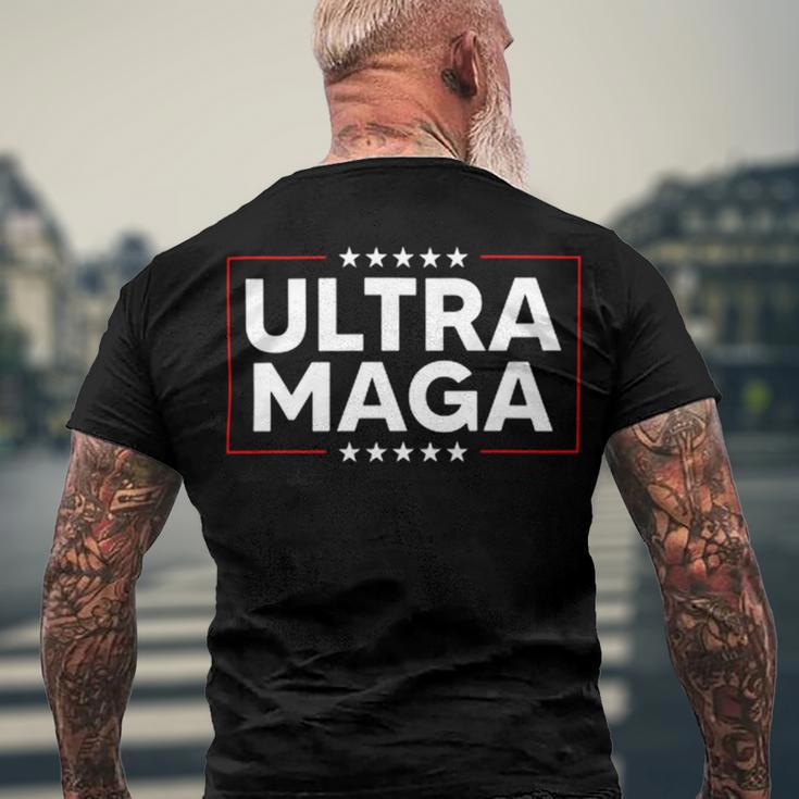 Ultra Maga Ultra Maga Funny Ultra Maga 2024 Ultra Maga And Proud Of Itultra Maga Proud V4 Men's Crewneck Short Sleeve Back Print T-shirt Gifts for Old Men