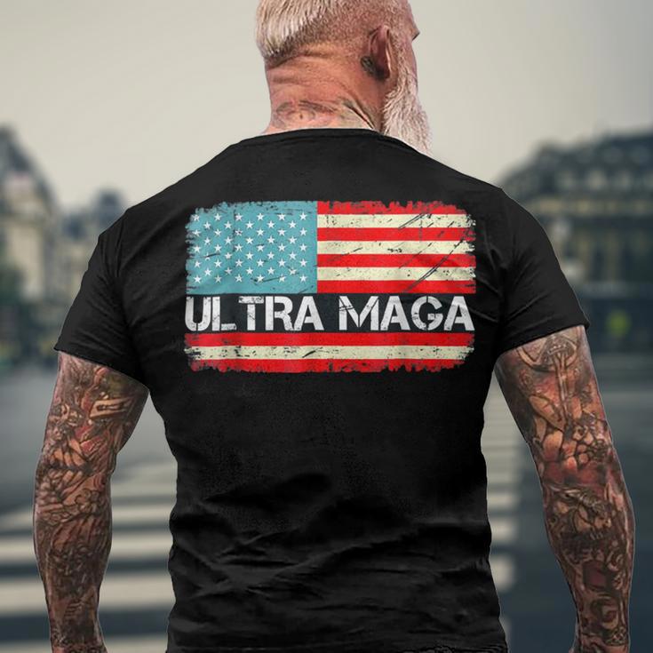 Ultra Maga V15 Men's Crewneck Short Sleeve Back Print T-shirt Gifts for Old Men