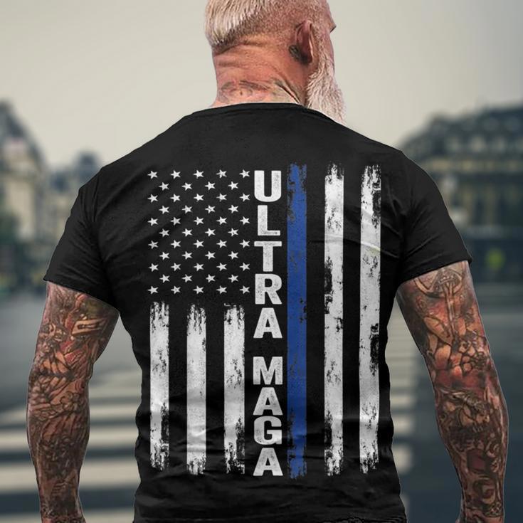 Ultra Maga V18 Men's Crewneck Short Sleeve Back Print T-shirt Gifts for Old Men