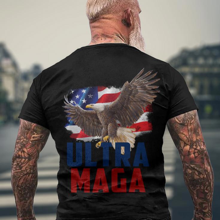 Ultra Maga V20 Men's Crewneck Short Sleeve Back Print T-shirt Gifts for Old Men