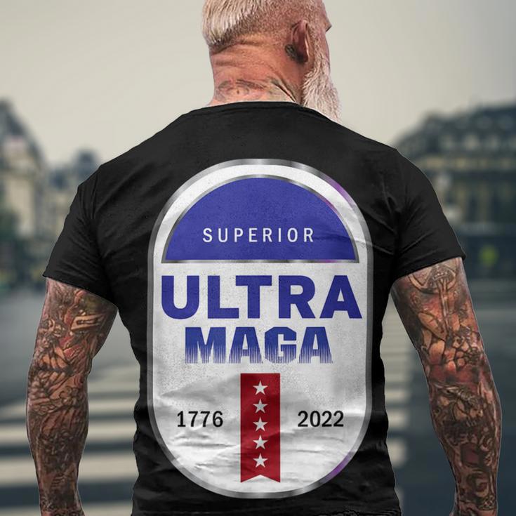 Ultra Maga V21 Men's Crewneck Short Sleeve Back Print T-shirt Gifts for Old Men