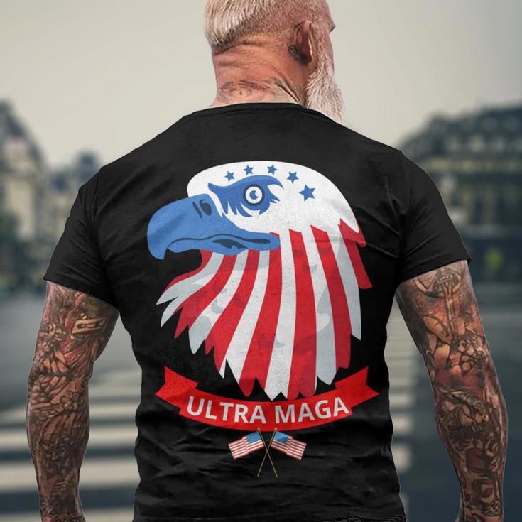 Ultra Maga V22 Men's Crewneck Short Sleeve Back Print T-shirt Gifts for Old Men