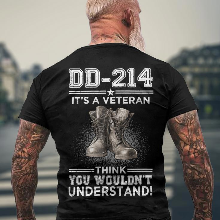 Veteran Its A Veteran Thing You Wouldnt Understand 93 Navy Soldier Army Military Men's Crewneck Short Sleeve Back Print T-shirt Gifts for Old Men