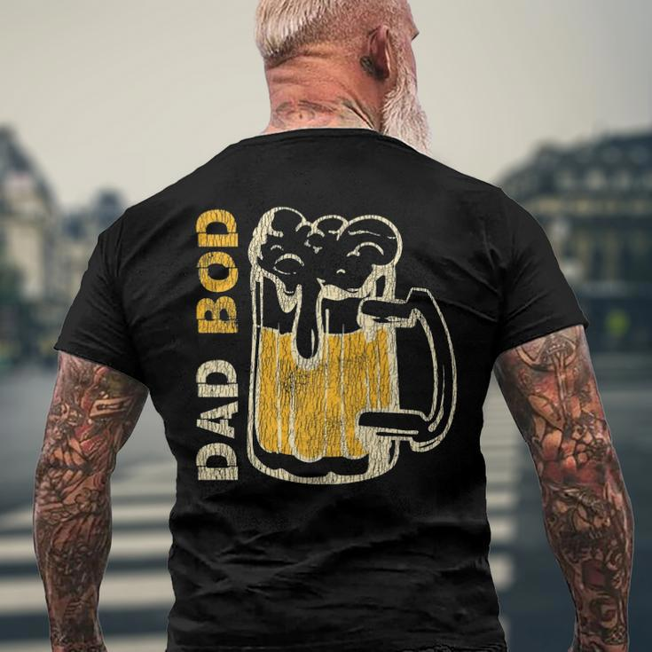 Vintage Its Not A Dad Bod Its Father Dad Figure Drinking Men's Back Print T-shirt Gifts for Old Men