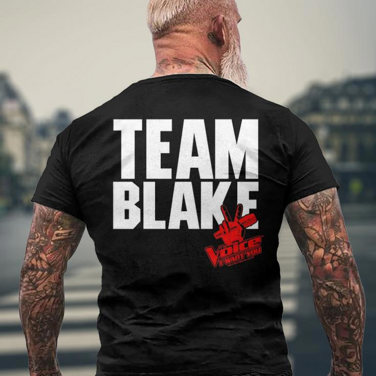 The Voice Blake Team Men's Back Print T-shirt Gifts for Old Men