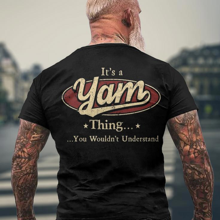 Yam Name PrintShirts Shirts With Name Yam Men's T-Shirt Back Print Gifts for Old Men