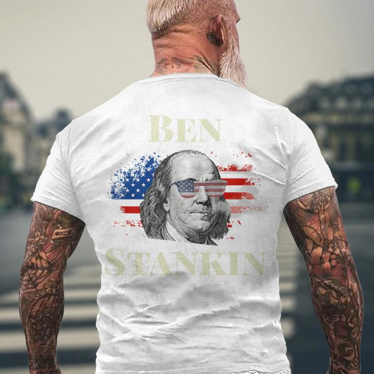 4Th Of July Stoner For Dad Boyfriend Men Ben Drankin Men's T-shirt Back Print Gifts for Old Men