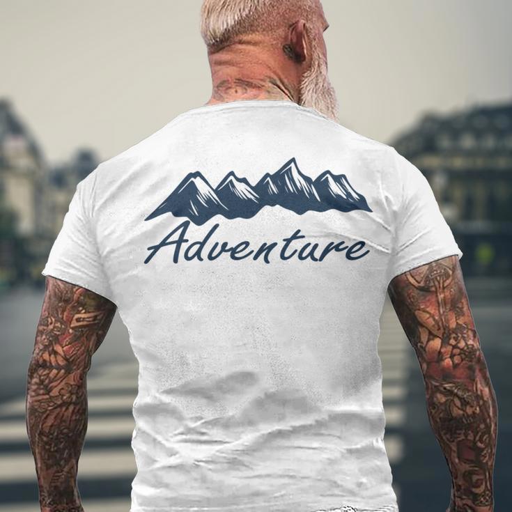 Adventure Gift Gift For Hikers Camping Nature Lover Gift Adventure Men's Crewneck Short Sleeve Back Print T-shirt Gifts for Old Men