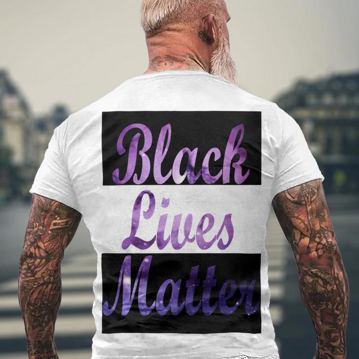 Black Lives Matter Minding My Black Owned Business Men's Crewneck Short Sleeve Back Print T-shirt Gifts for Old Men