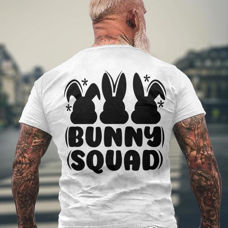 Bunny Squad Men's Crewneck Short Sleeve Back Print T-shirt Gifts for Old Men