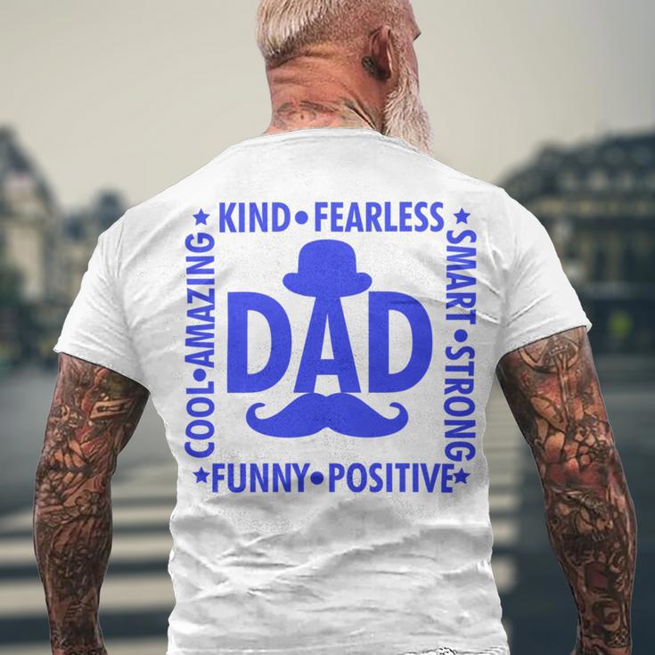 Dad Fathers Day Gifts Men's Crewneck Short Sleeve Back Print T-shirt Gifts for Old Men