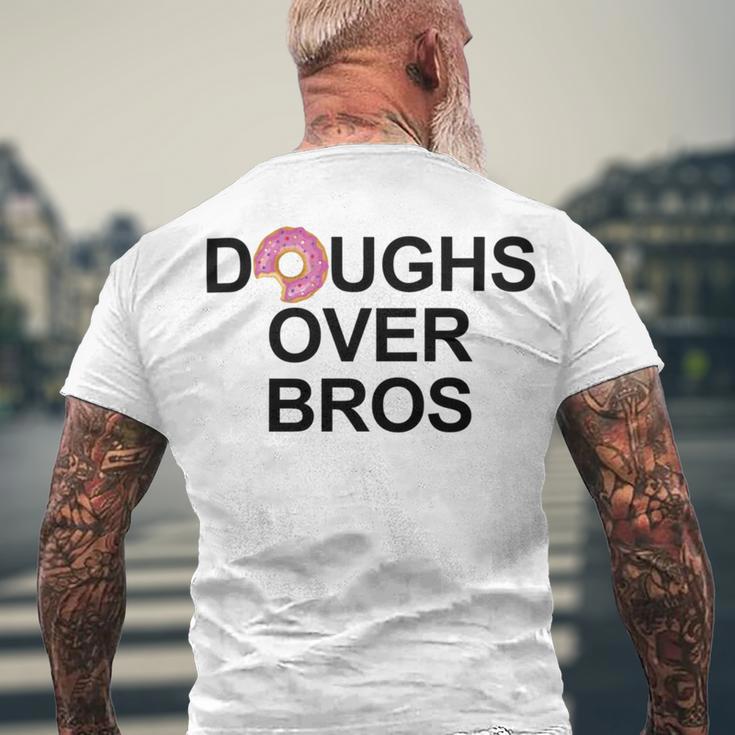 Doughs Over Bros Men's Crewneck Short Sleeve Back Print T-shirt Gifts for Old Men