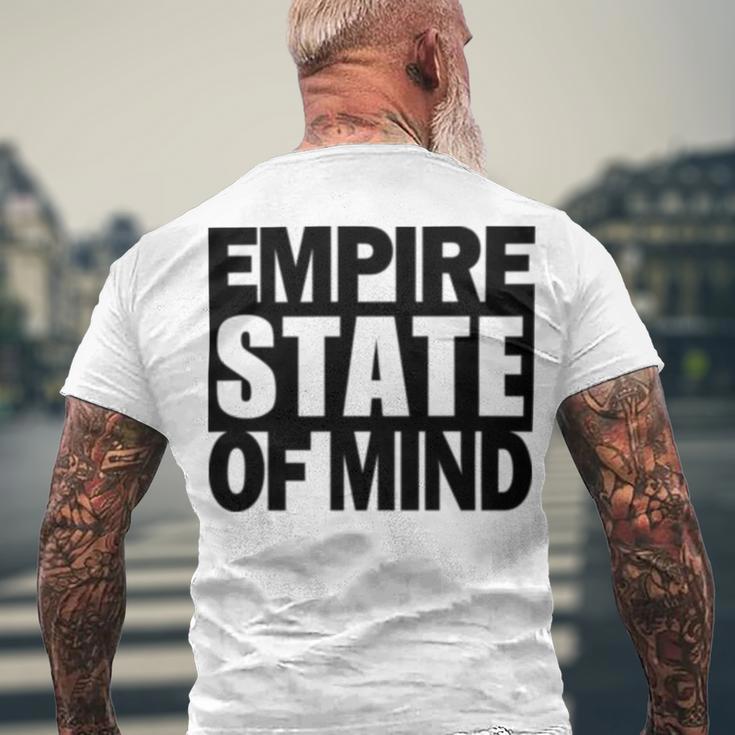 Empire State Of Mind Men's Crewneck Short Sleeve Back Print T-shirt Gifts for Old Men