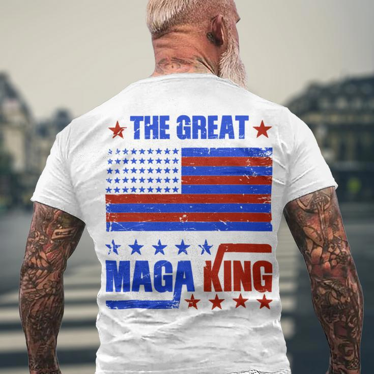 Funny The Return Of The Ultra Maga King Flag Gift Men's Crewneck Short Sleeve Back Print T-shirt Gifts for Old Men