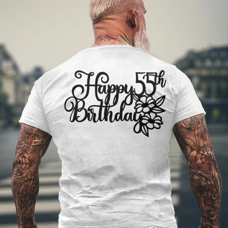 Happy Birthday Th V5 Men's Crewneck Short Sleeve Back Print T-shirt Gifts for Old Men