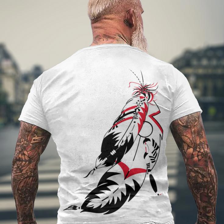 Huchnon Native American Tribe V6 Men's Crewneck Short Sleeve Back Print T-shirt Gifts for Old Men