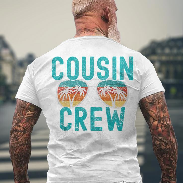 Kids Cousin Crew Family Vacation Summer Vacation Beach Sunglasses Men's T-shirt Back Print Gifts for Old Men