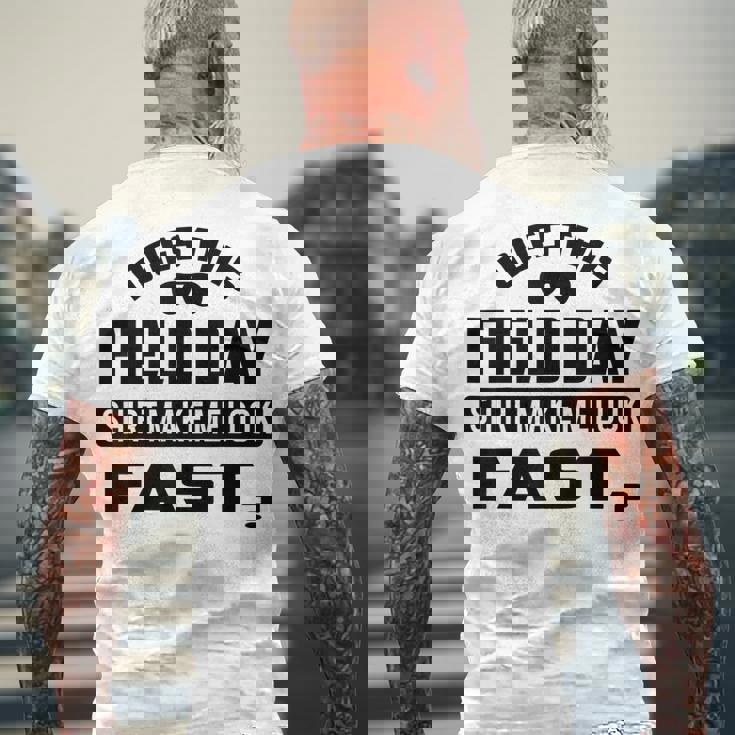 Kids Field Day For Teache Yellow Field Day Men's Back Print T-shirt Gifts for Old Men Kids Field Day For Teache Yellow Field Day Men's Back Print T-shirt Gifts for Old Men