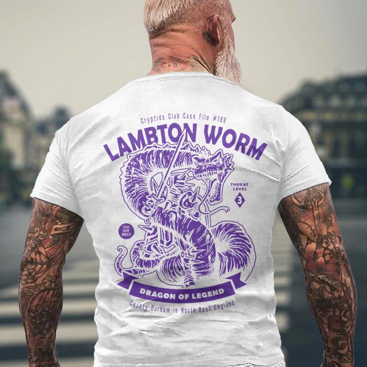 Lambton Worm 183 Trending Shirt Men's Crewneck Short Sleeve Back Print T-shirt Gifts for Old Men