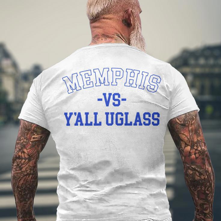 Memphis Vs Yall Uglass Men's Crewneck Short Sleeve Back Print T-shirt Gifts for Old Men