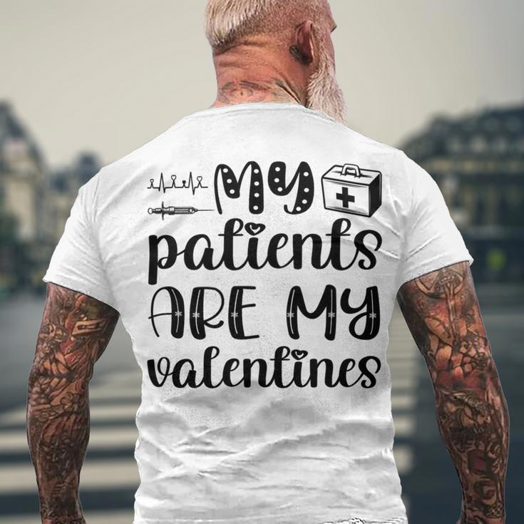 My Patients Are My Valentines 141 Trending Shirt Men's Crewneck Short Sleeve Back Print T-shirt Gifts for Old Men