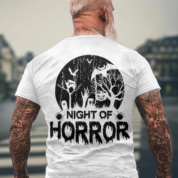 Night Of Horror 146 Shirt Men's Crewneck Short Sleeve Back Print T-shirt Gifts for Old Men