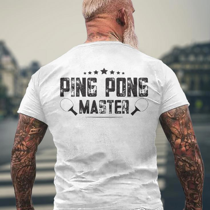 Ping Pong Master Pingpong Table Tennis Player Men's Back Print T-shirt Gifts for Old Men