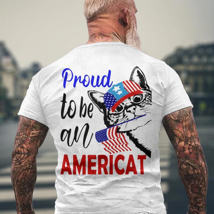 Proud To Be An Americat 807 Shirt Men's Crewneck Short Sleeve Back Print T-shirt Gifts for Old Men